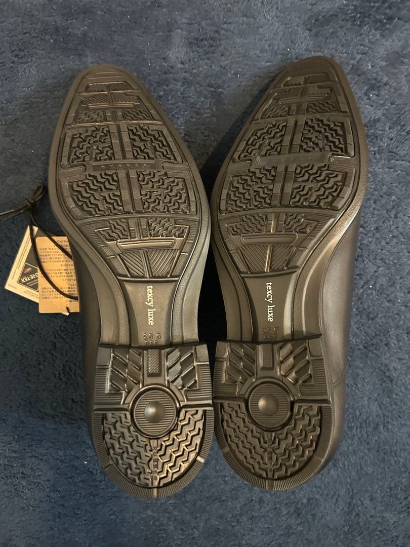 テクシーリュクス （TU-8002）GORE-TEX ブラックレザーシューズ