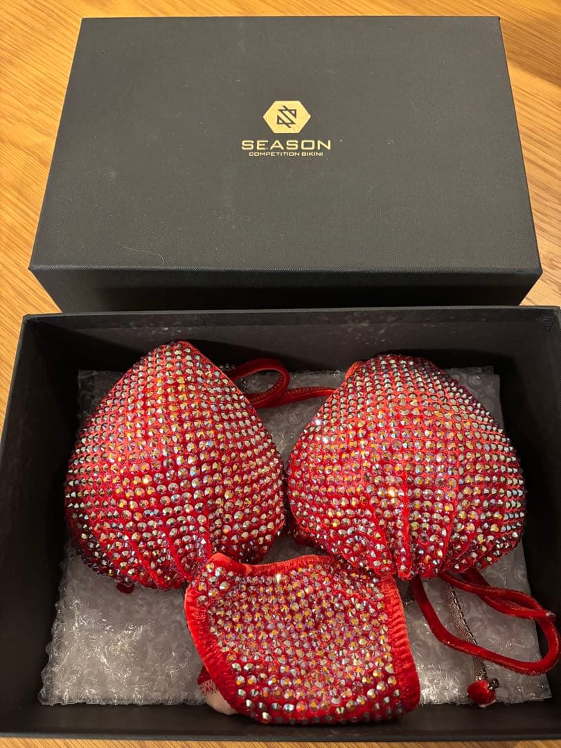 【値下げ】season bikini コンテスト用キラキラビキニ