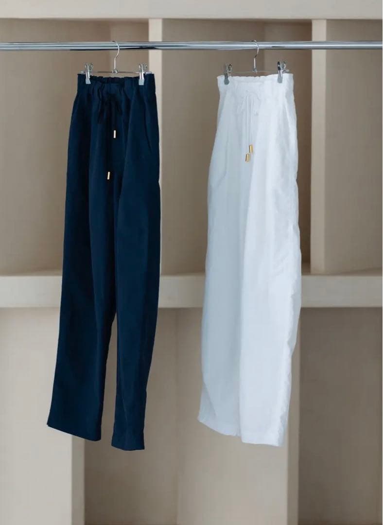 pois ポワ　splash pants ネイビー　S スプラッシュパンツ