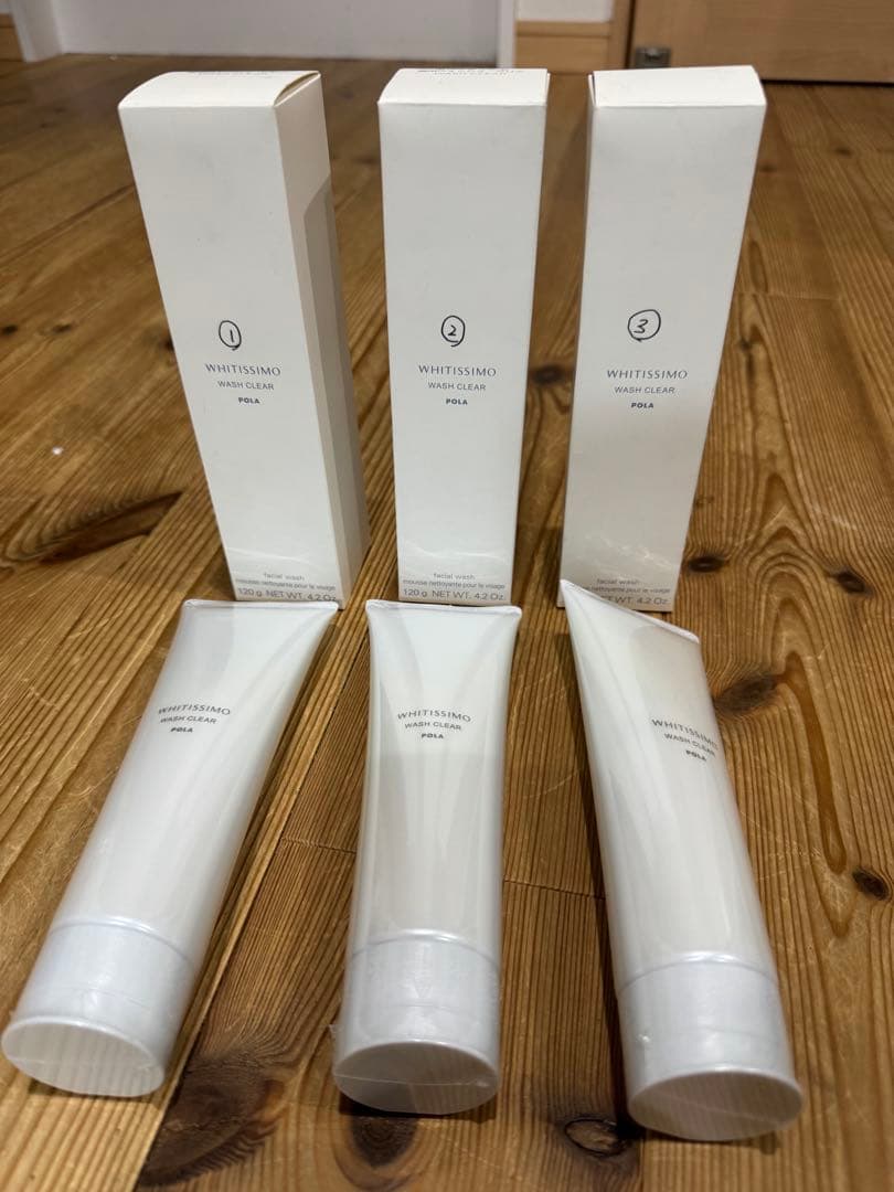新品 ポーラ ホワイティシモ 薬用ウォッシュ クリア 洗顔料 3本