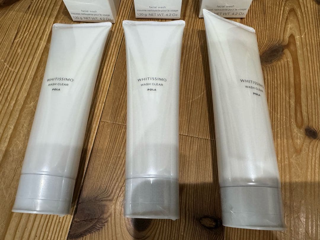 新品 ポーラ ホワイティシモ 薬用ウォッシュ クリア 洗顔料 3本