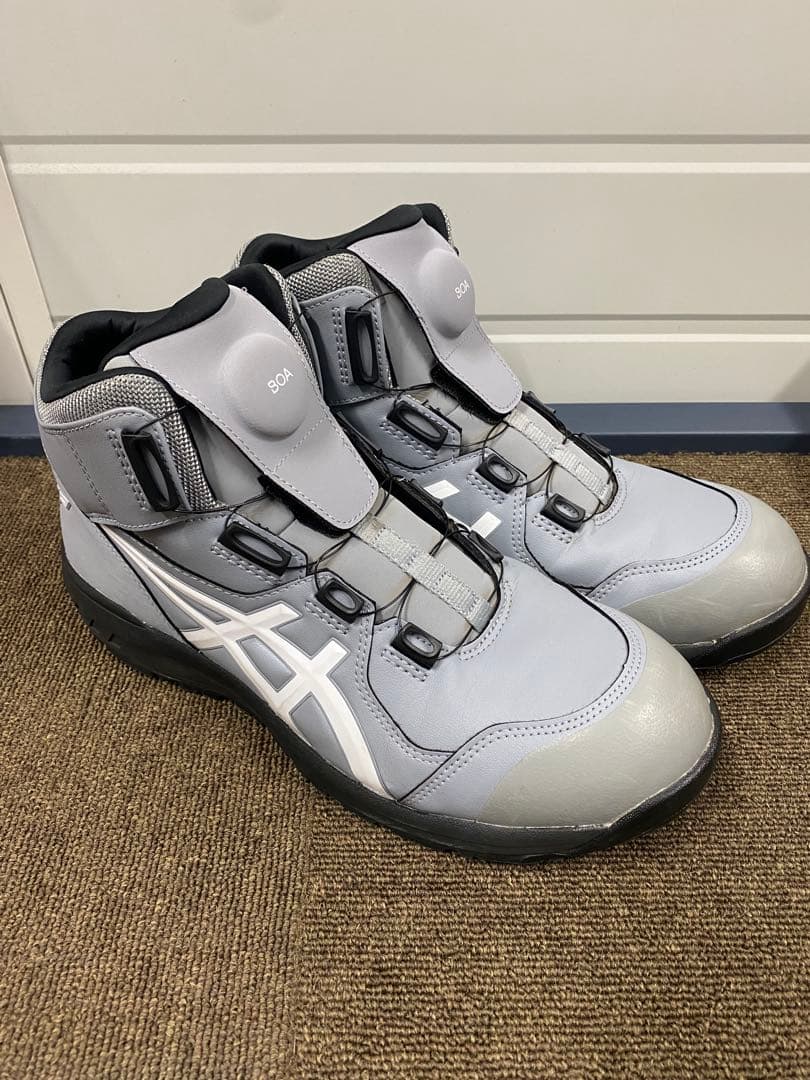 ASICS BOAシステム 安全靴 グレー　27.5cm