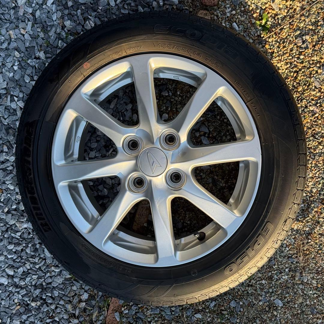 薔薇  155/65R14)ホイール4本セット　14インチ　①