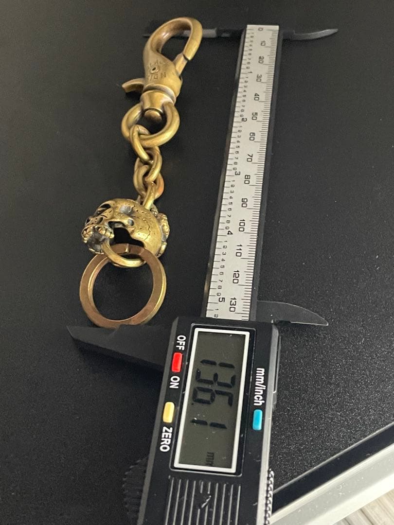 ブラックサイン アージェントグリーム スカル キーホルダー