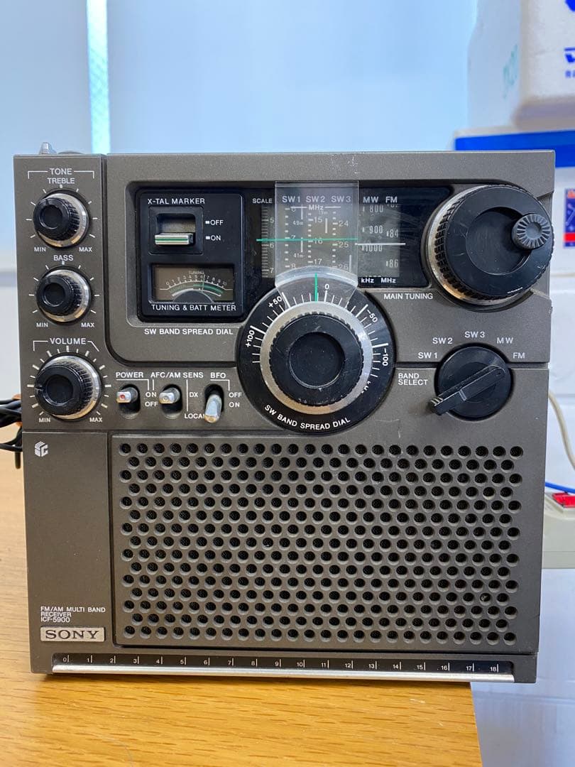 sony スカイセンサー5900ラジオ アダプター付き