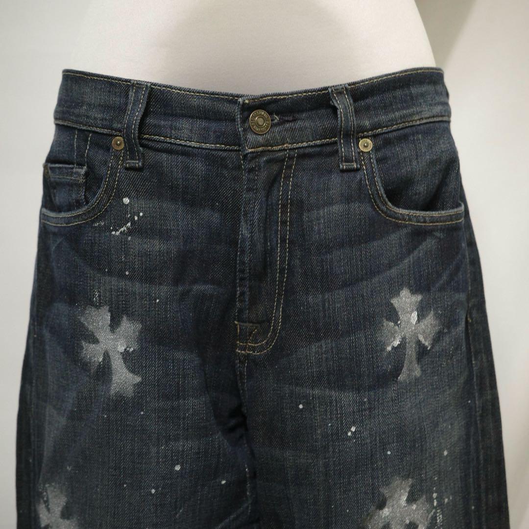 パンツ 2000's archive paint grunge denim pants