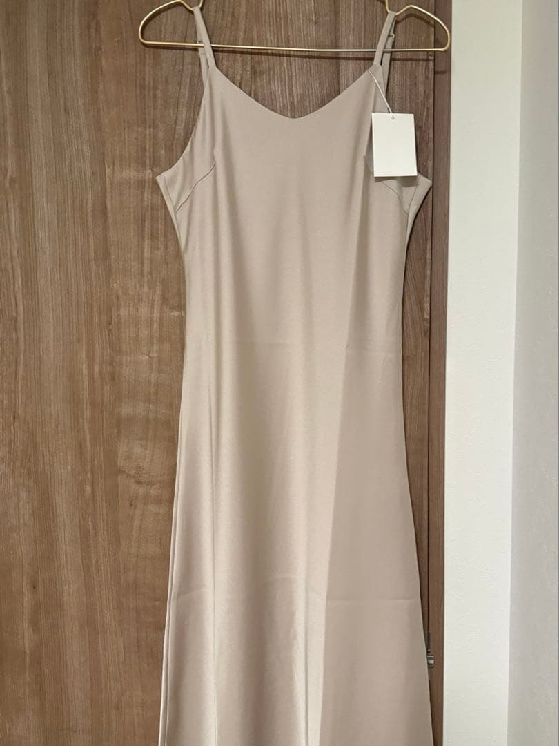 ワンピース maison celon satin cami long dress