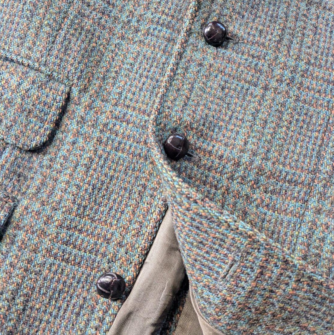 60s 70s dunn&co イギリス製 ハリスツイード ジャケット 96