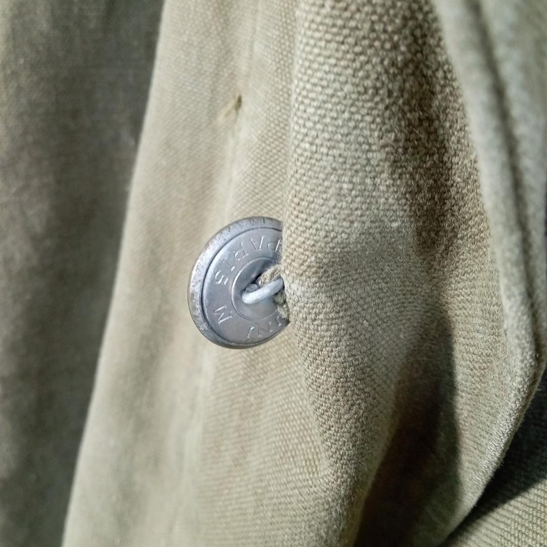 50s フランス軍 M35 モーターサイクル コート ミリタリー　L