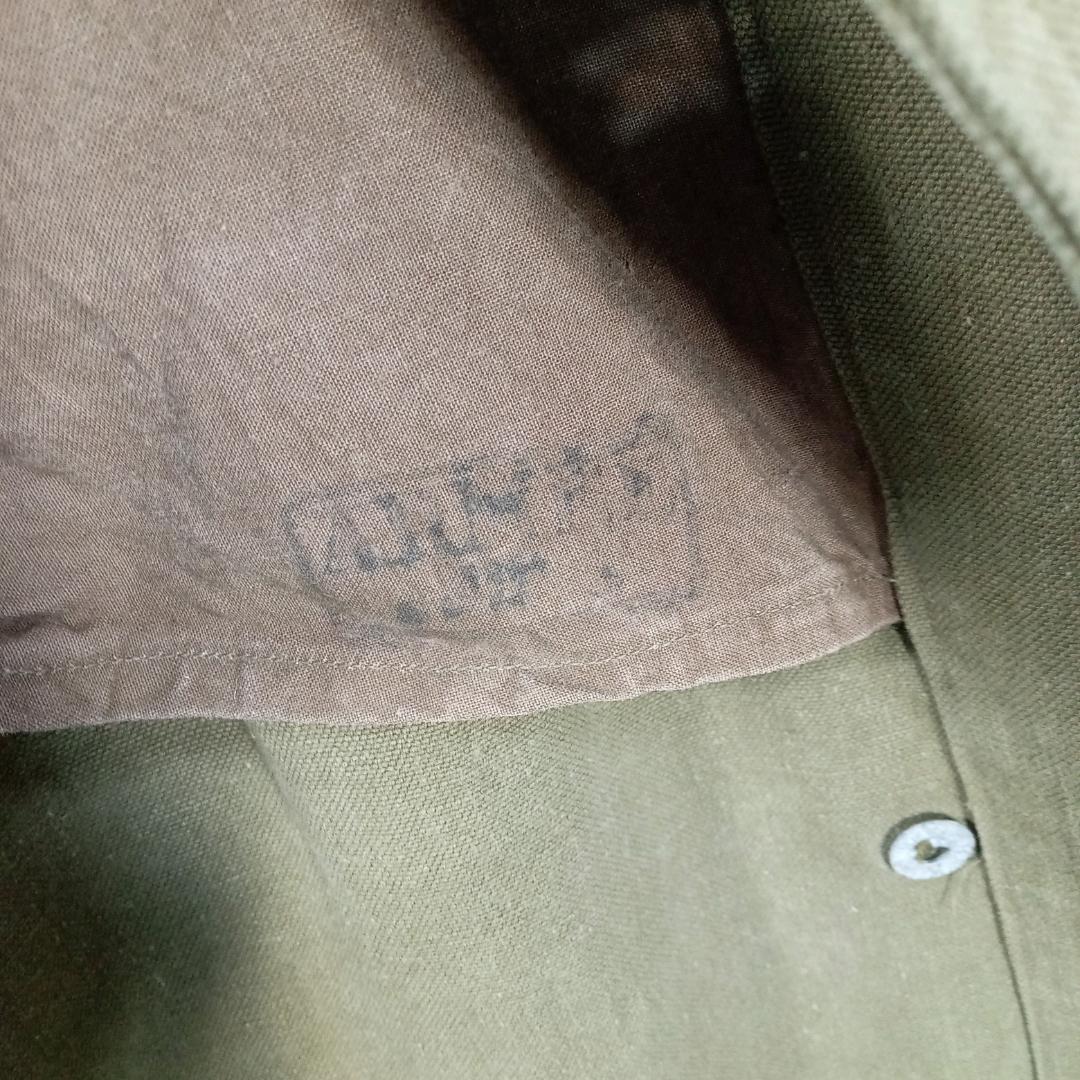 50s フランス軍 M35 モーターサイクル コート ミリタリー　L