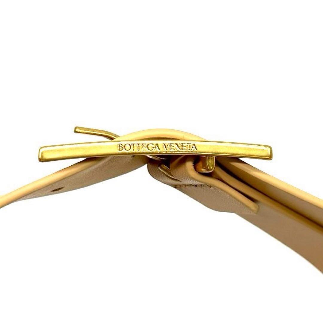 未使用級 Bottega Veneta トライアングル ロゴ ベルト