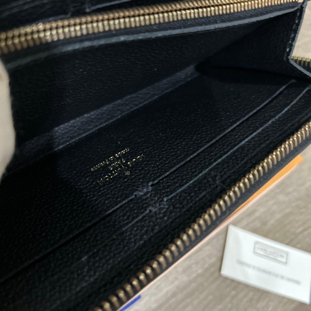 値下げ中✨ルイヴィトン　アンプラント　ポルトフォイユクレマンス　ブラック　長財布