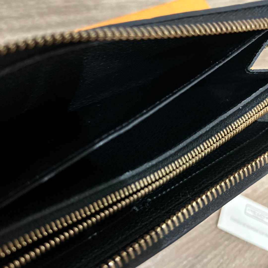値下げ中✨ルイヴィトン　アンプラント　ポルトフォイユクレマンス　ブラック　長財布