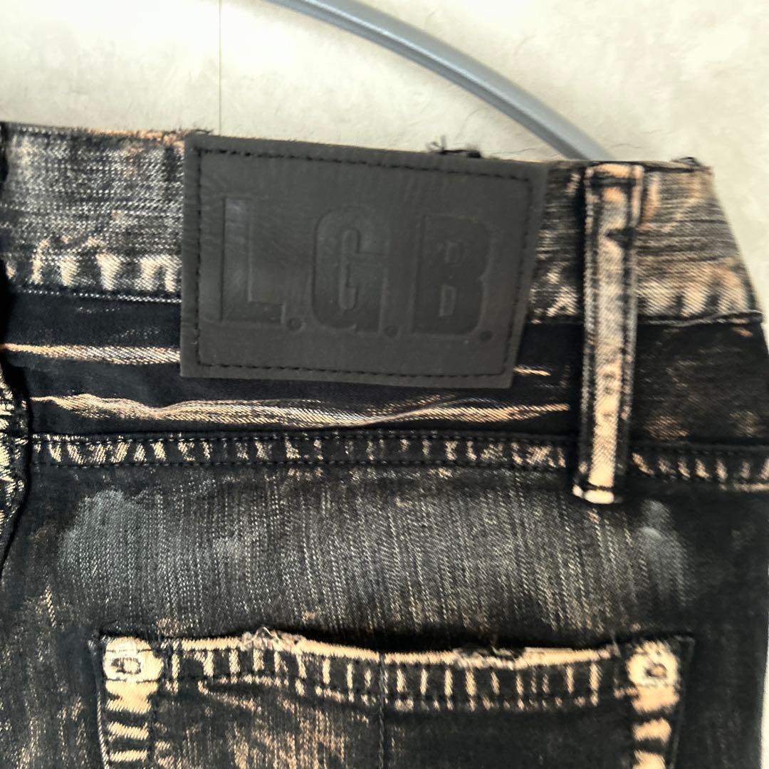 LGBデニムハーフパンツ