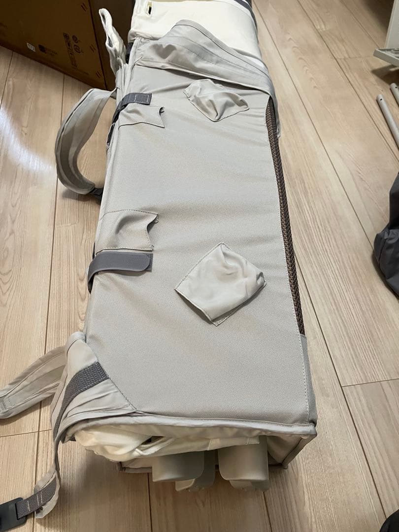 【12/16まで】Aprica　ココネルエアーAB　グレーベアー　ベビーベッド