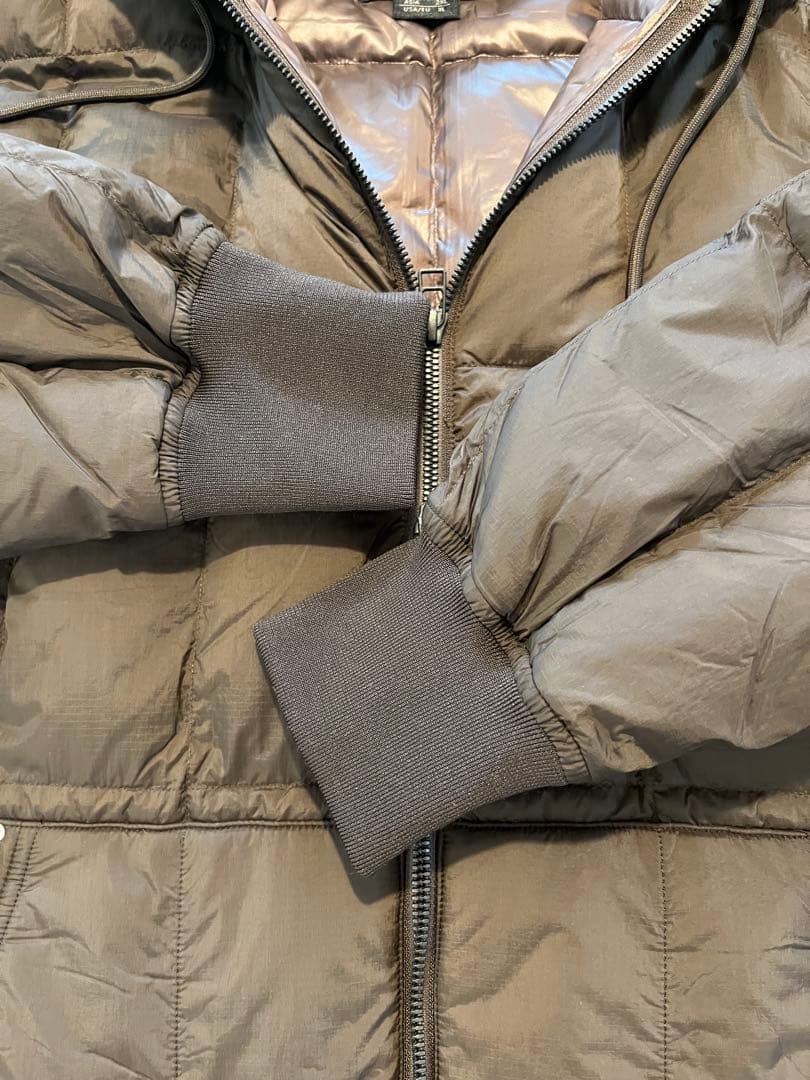 TAION ワーク Wジップリブ ダウンパーカー