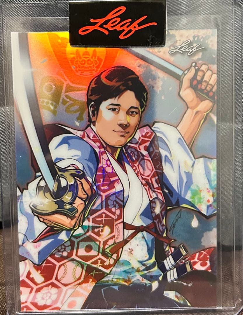 2023 leaf anime nation 大谷翔平　二刀流デザイン　②