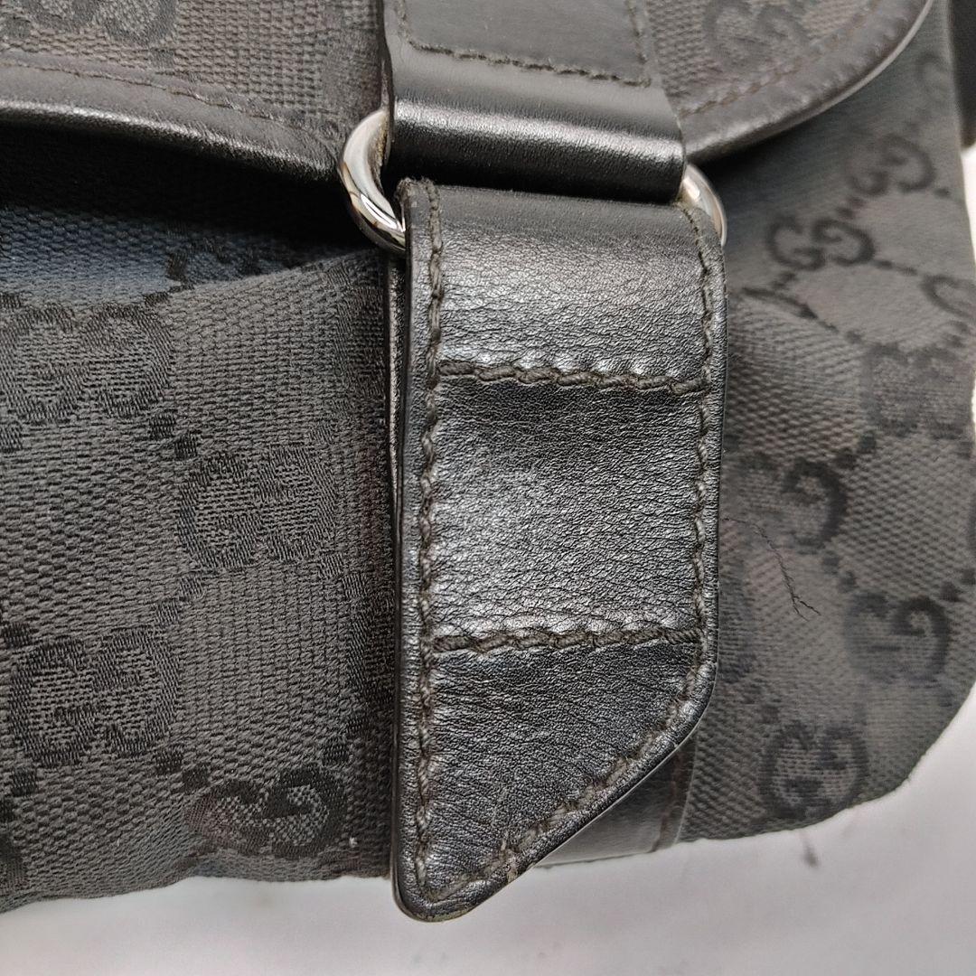 GUCCI ボディバッグ クロス GG キャンバス ショルダーバッグ