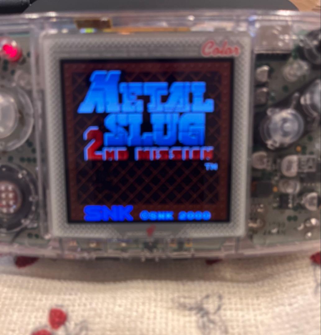 ネオジオポケットカラー 本体 IPS バックライト液晶　ソフト　その他セット