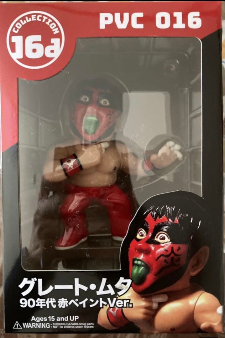 16dソフビ★グレート・ムタ[90's赤ペイントVer.] (武藤敬司 HAO)
