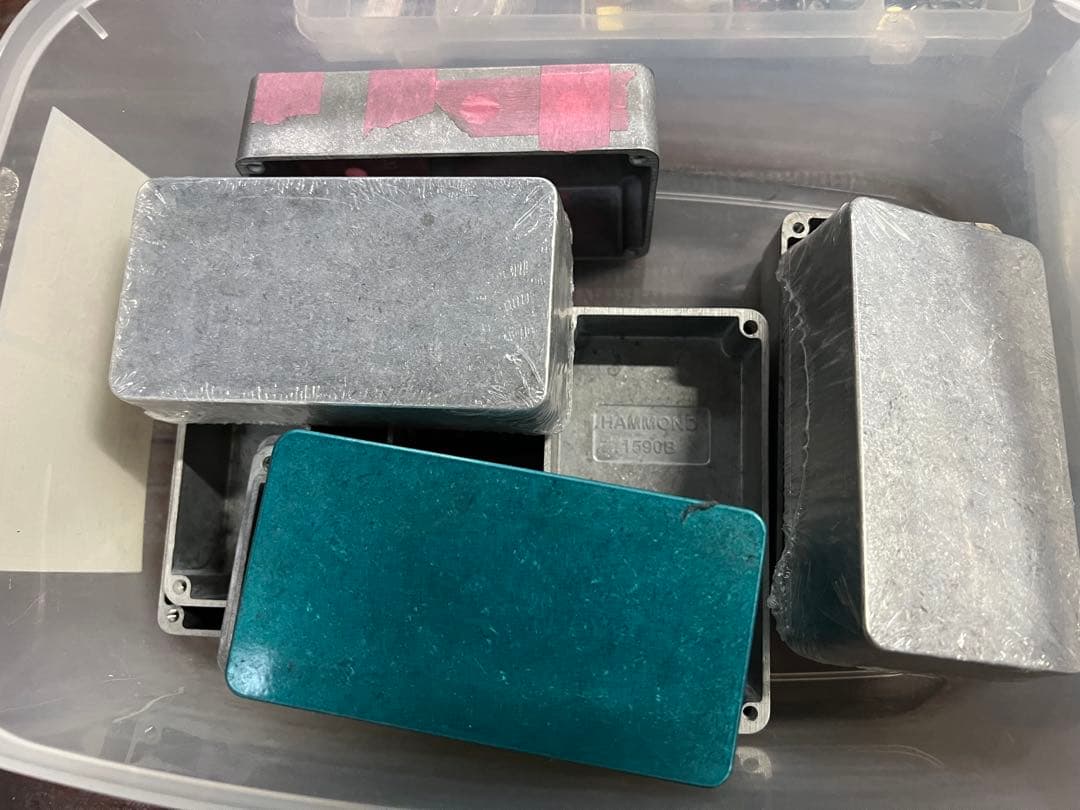 自作エフェクター用部品セット　高品質、ヴィンテージ部品有り