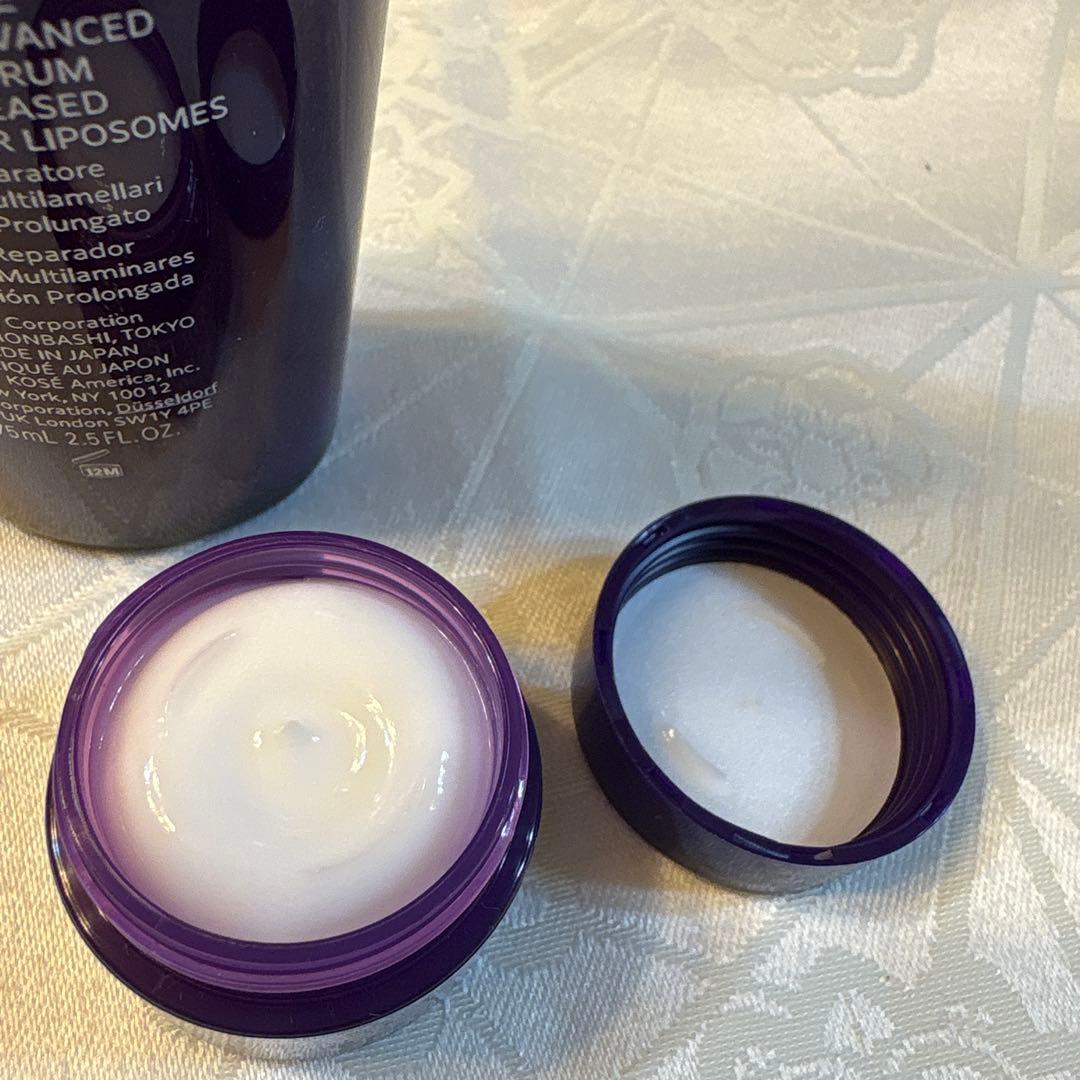 DECORTÉ リポソームセラム パープルリボンボトル75ml クリームミニ付き
