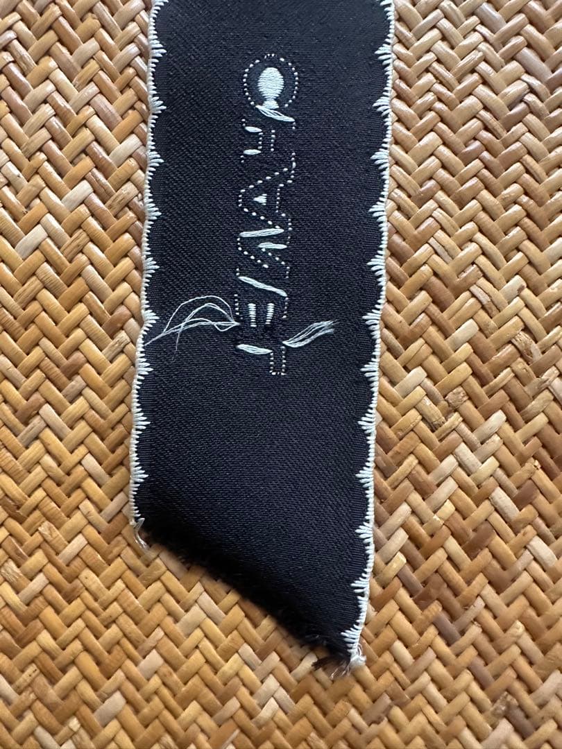 CHANEL ブラックリボンブローチ