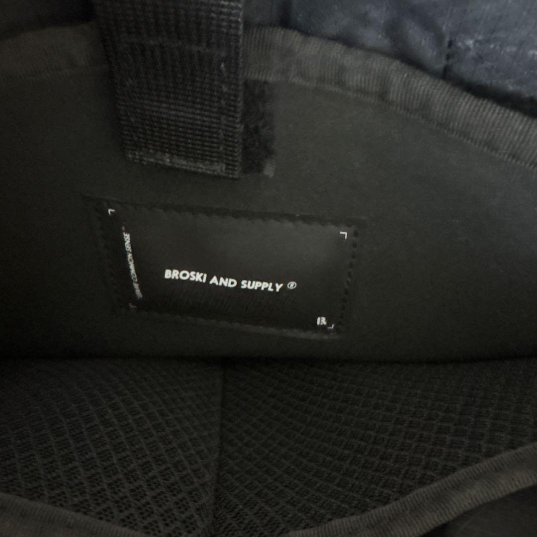 BROSKI AND SUPPLY メンズ ビジネスバッグ ブラック　5351