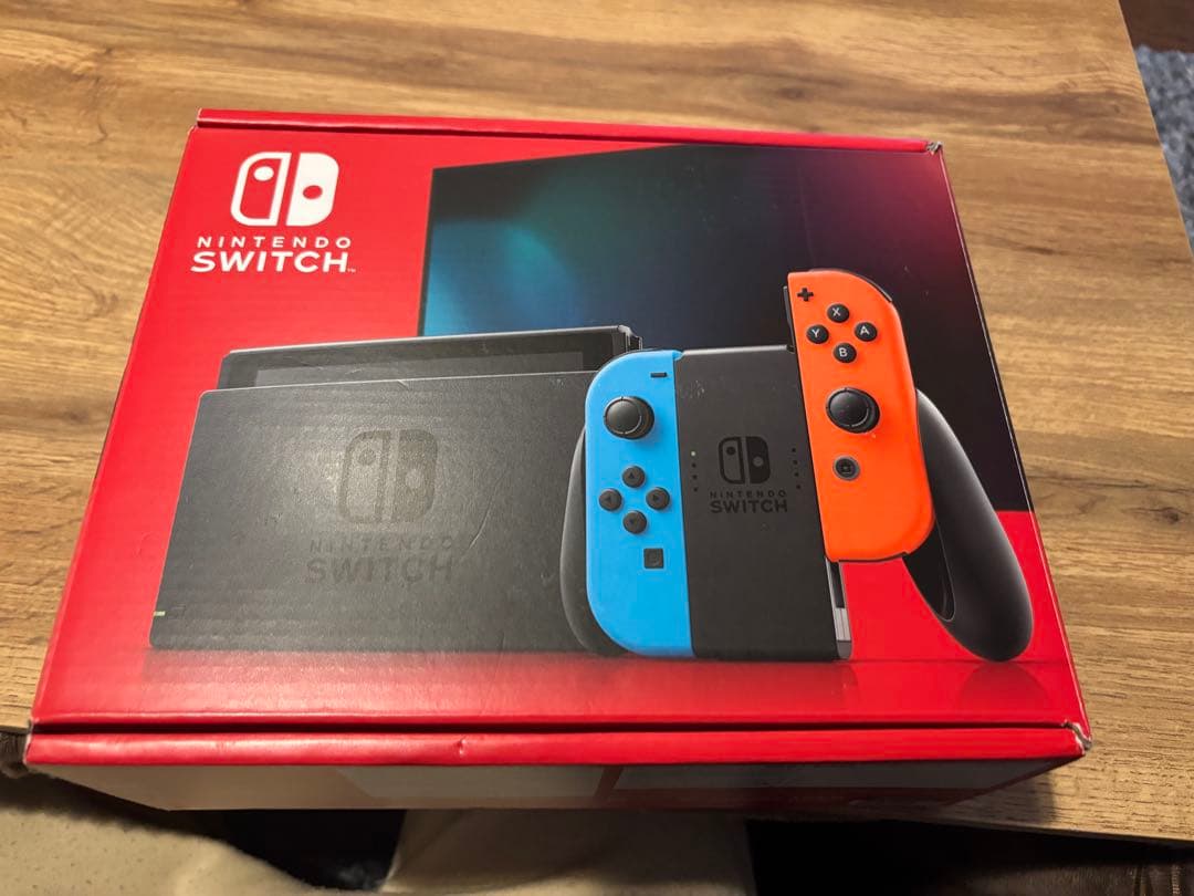 Nintendo Switch 本体 青/オレンジ　新品　強化版