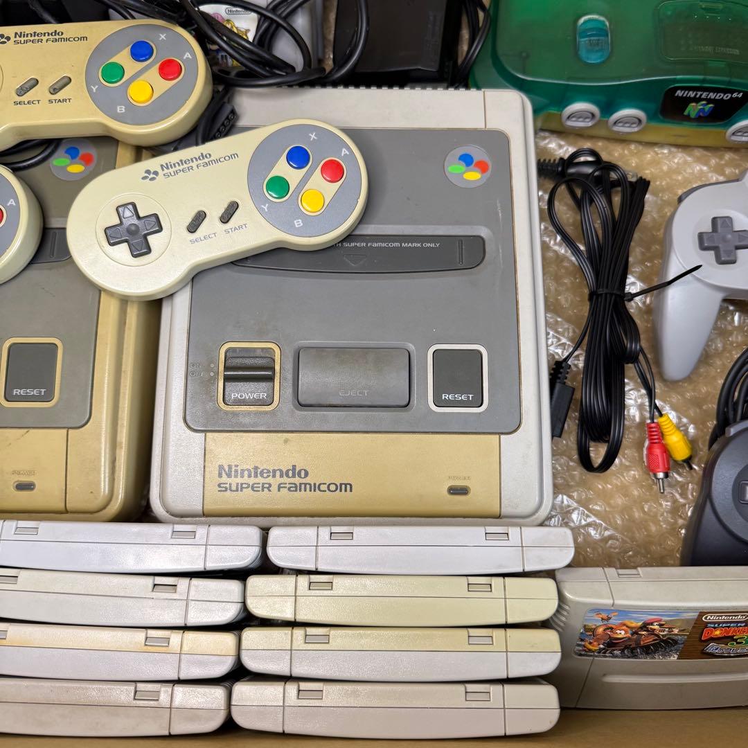 【ジャンク品】ゲームキューブ　64　SFC　まとめ売り　動作未確認　現状渡し