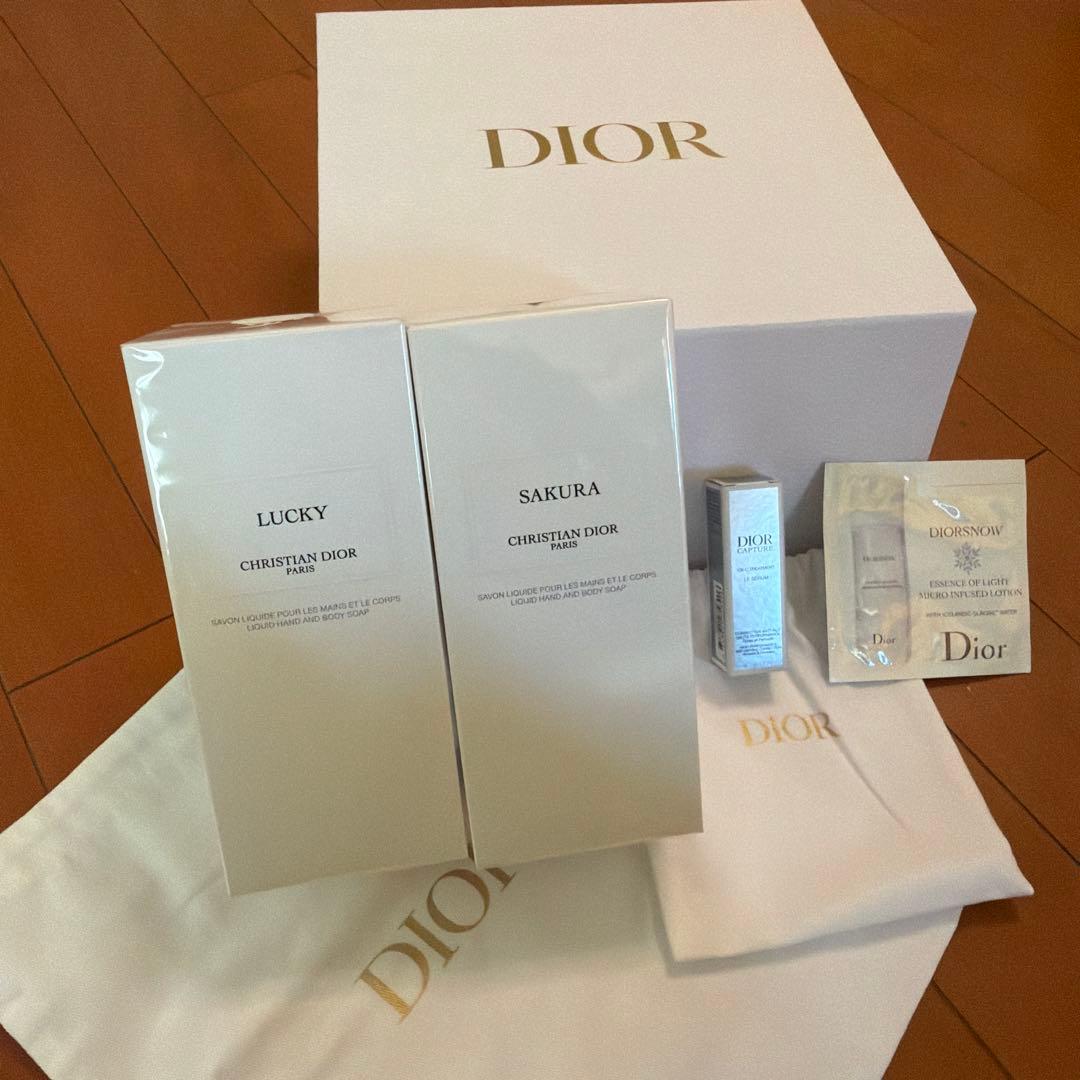 Dior リキッドソープ　ラッキー　サクラ　350ml 2個セット未使用品