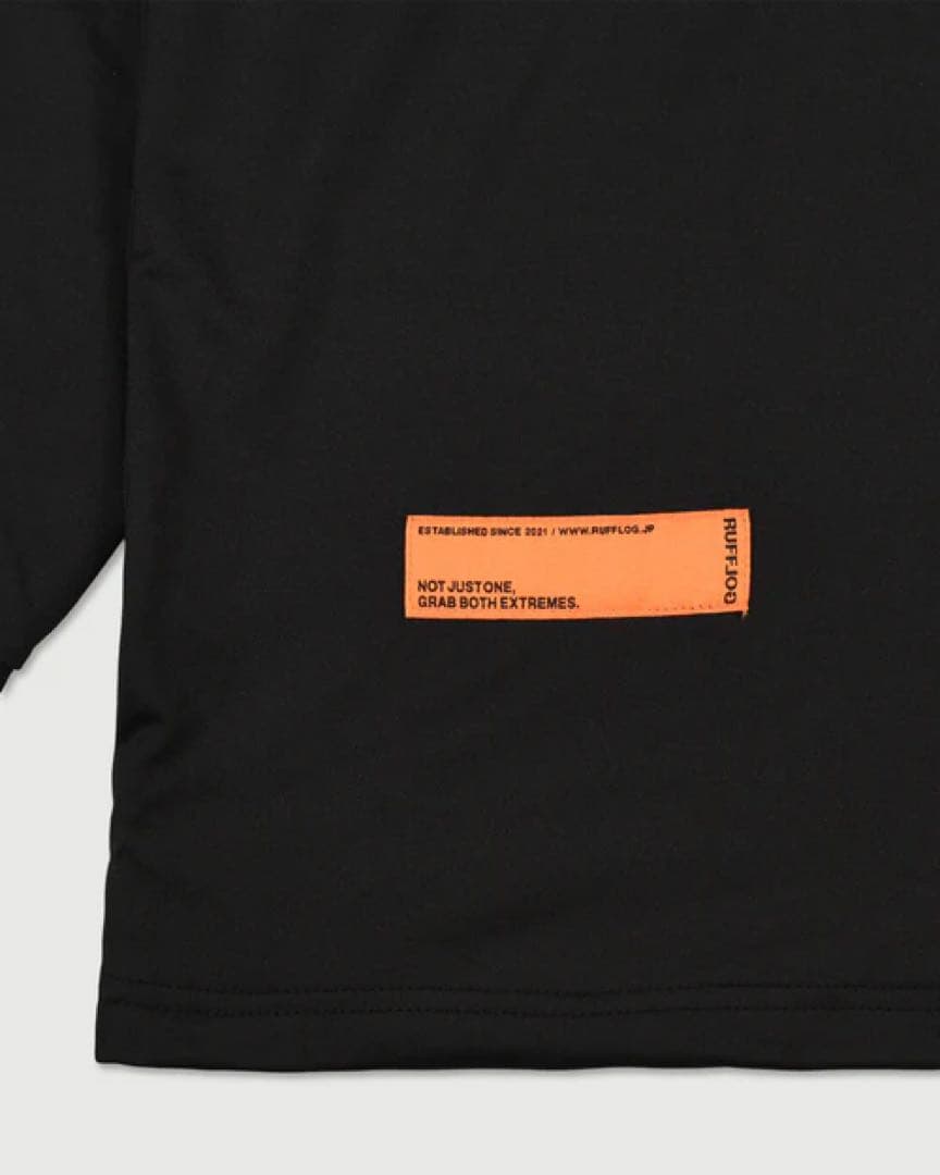 レディースウェア RUFFLOG DUAL SLEEVE LOGO L/S MOCK NECK