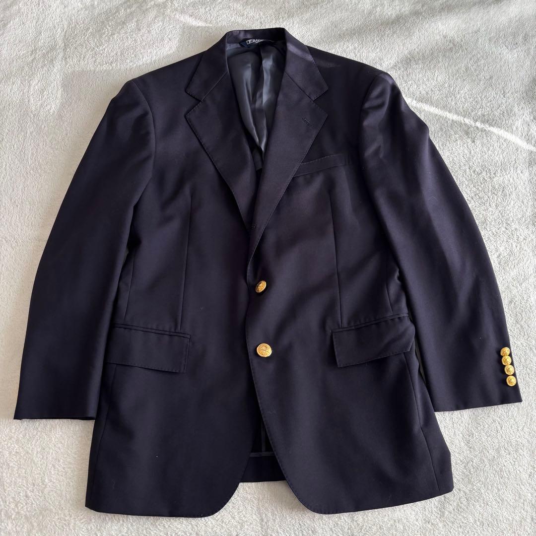 POLO RALPH LAUREN ポロラルフローレン 金ボタン 紺ブレ L