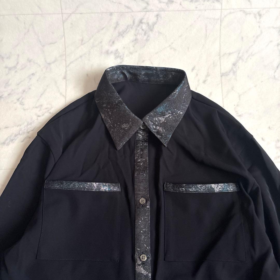 HARE ハレ ラメアートジャガードキリカエシャツ