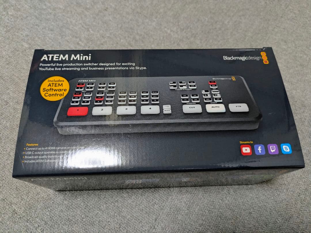 【大幅値下げ】動画スイッチャー BlackmagicDesignATEMMini