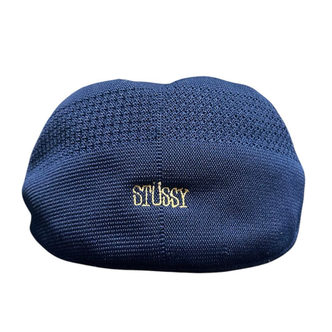 80s 90s vintage old stussy ハンチング ネイビー