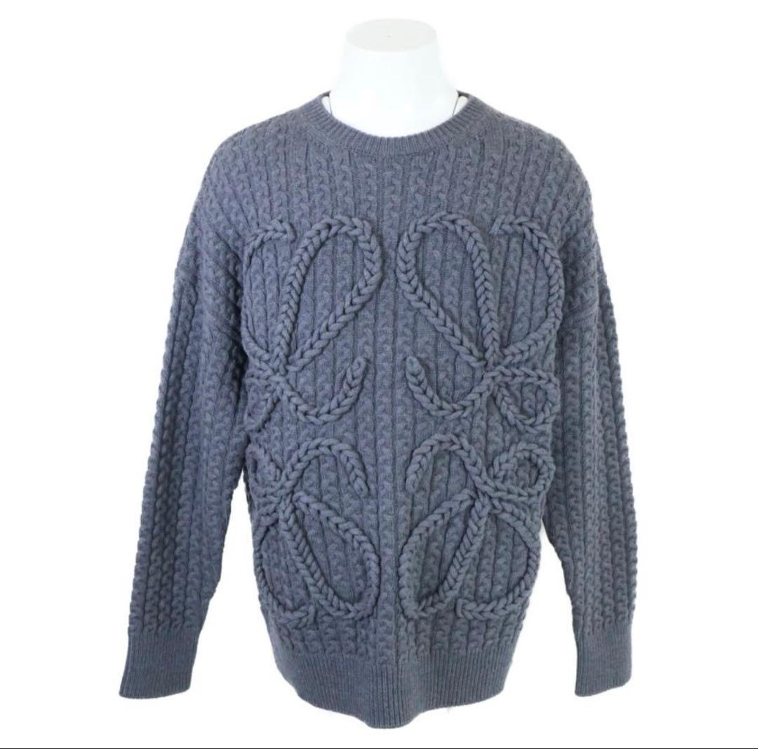 国内正規 LOEWE ロエベ H526Y14KGY アナグラムニットセーター L