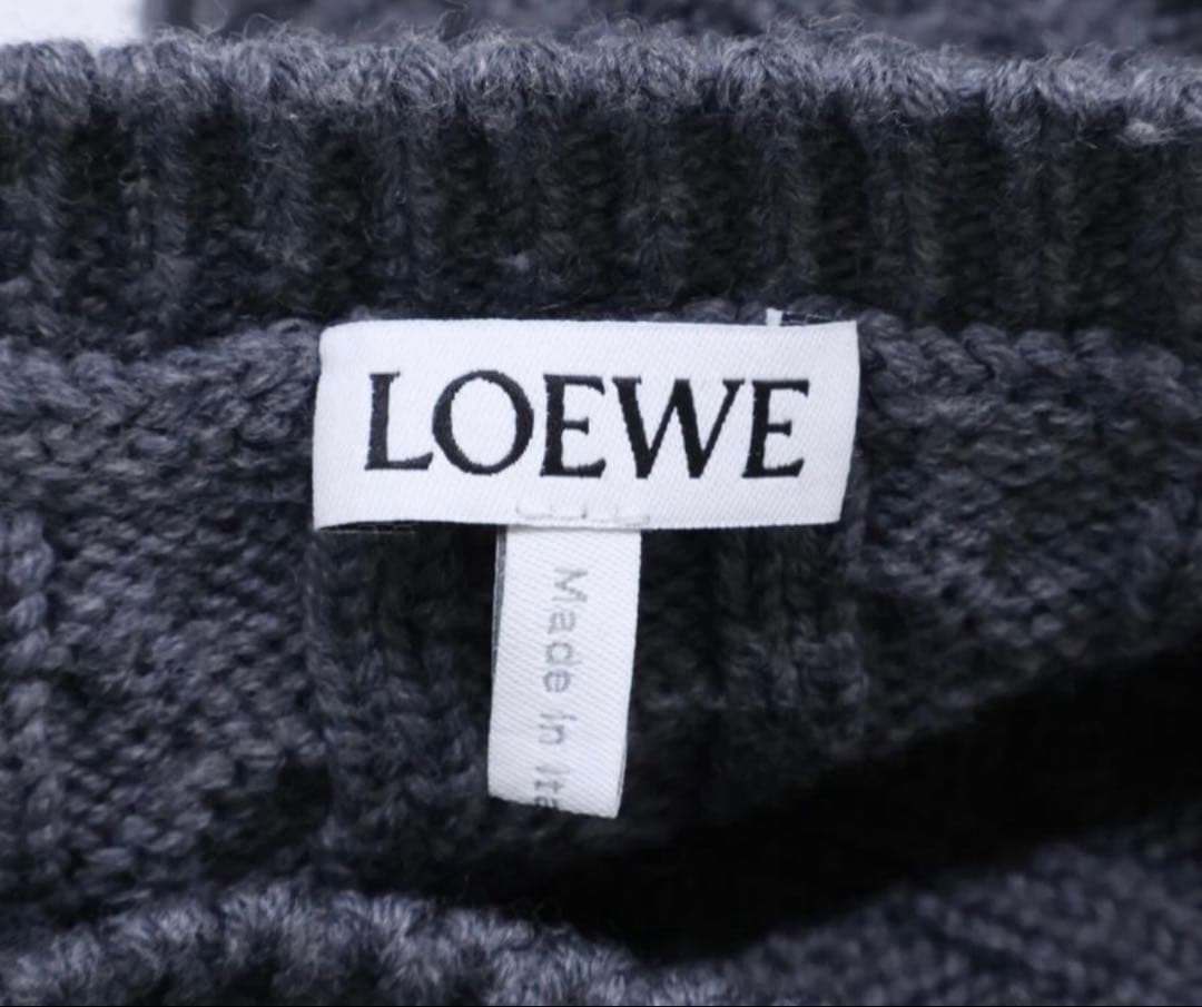 国内正規 LOEWE ロエベ H526Y14KGY アナグラムニットセーター L