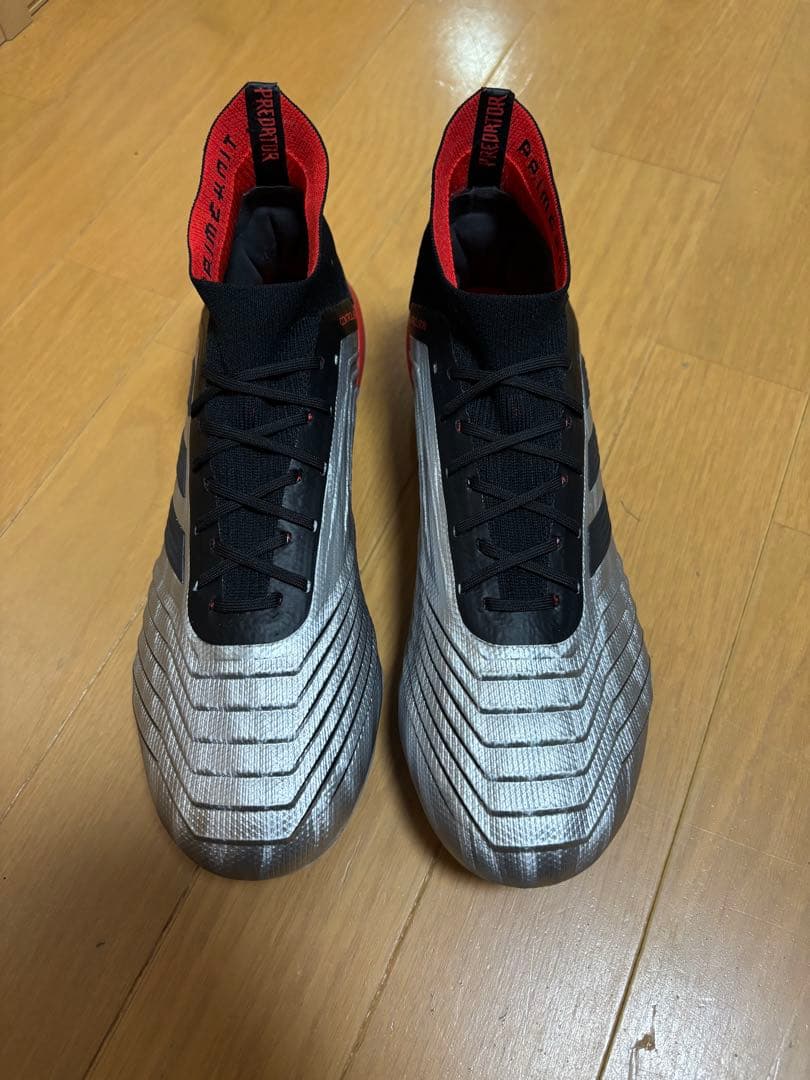 adidas プレデター19.1 FG/AG シルバー 25.0cm