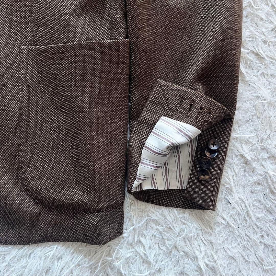 <美品>BOGLIOLI K.JACKET ブラウン ウール ジャケット 48
