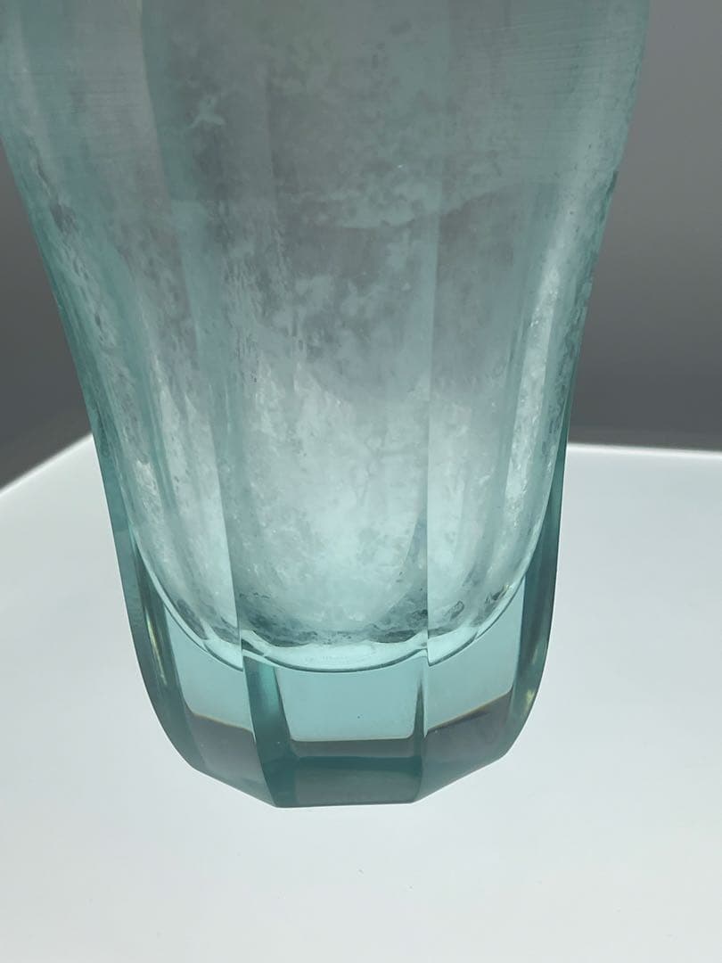 モーゼル アールデコ 八角形ベース アレキサンドライト 希少 チェコ製