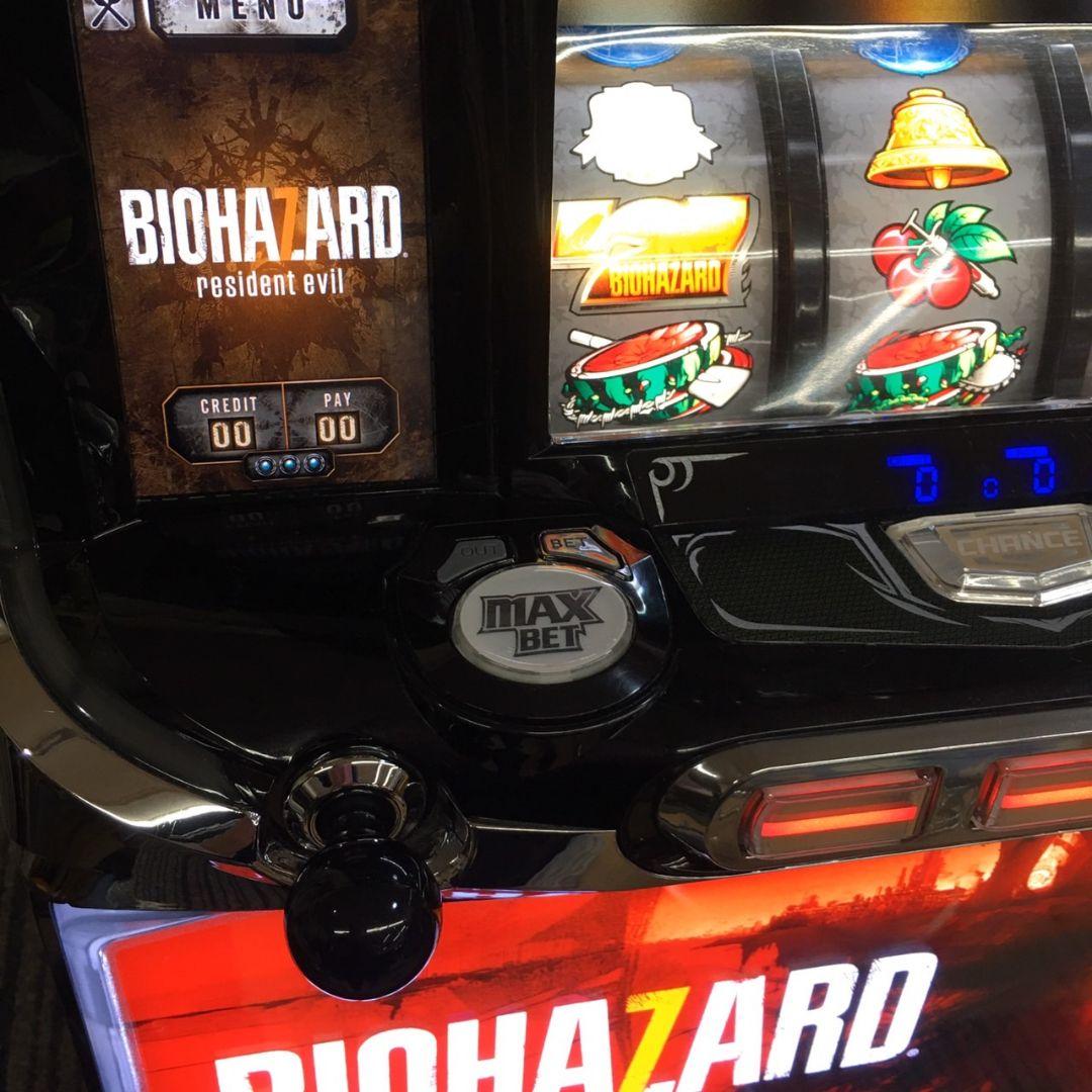 パチスロ実機　バイオハザード7 レジデント イービル　不要機付　送料無料