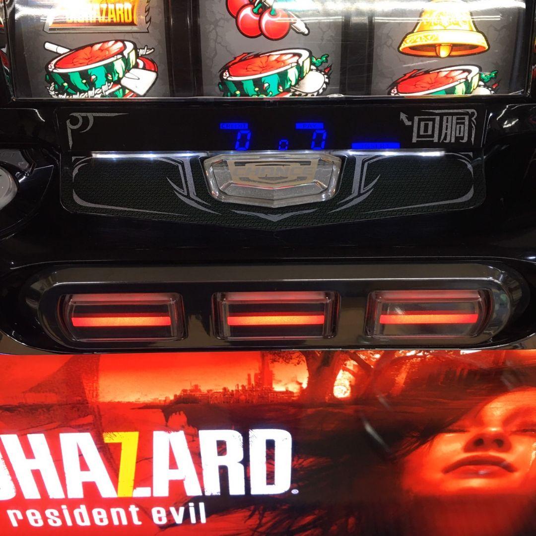 パチスロ実機　バイオハザード7 レジデント イービル　不要機付　送料無料