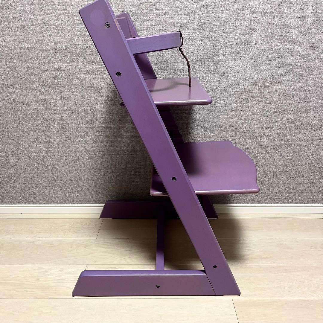 【希少】ストッケ トリップトラップ パープル　木製ベビーガード・ベビーセット