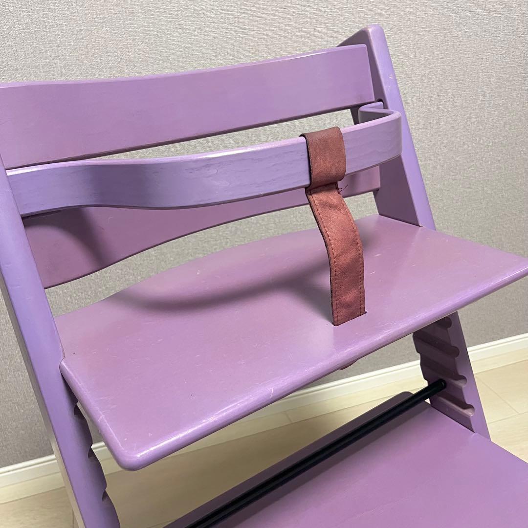 【希少】ストッケ トリップトラップ パープル　木製ベビーガード・ベビーセット