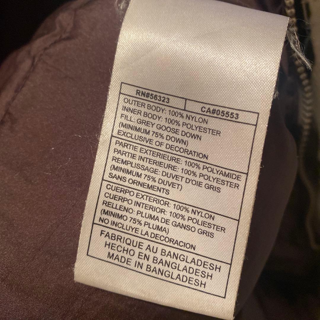 ナイキ　ACG オリーブグリーン ダウンジャケット フード付き