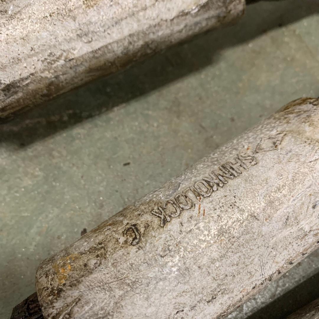 神鋼 ワイヤーロープ 牽引 玉掛け 28mm 2.5m 工事用材料 ①