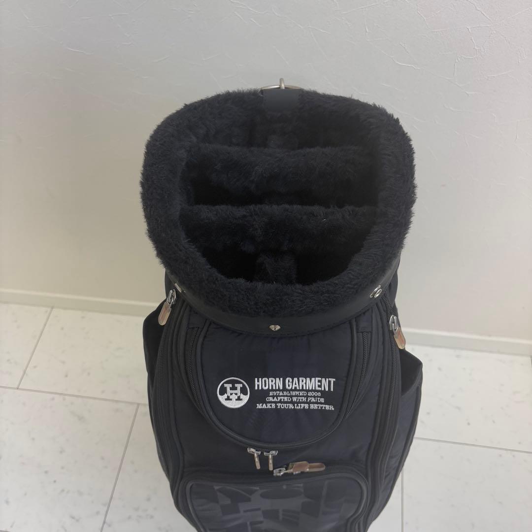 HORN GARMENT マークアンドロナ　ブラック キャディバッグ