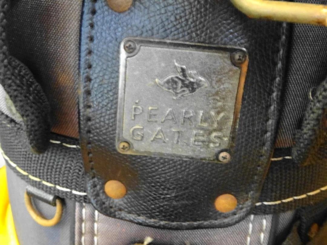 ヴィンテージ品 PEARLY-GATES キャディバッグ ゴルフ パーリーゲイツ