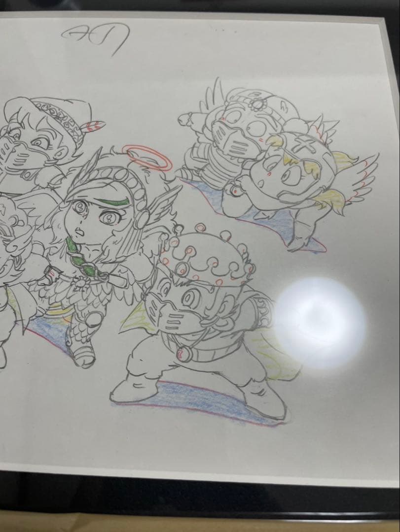 ビックリマン　アニメ　直筆原画